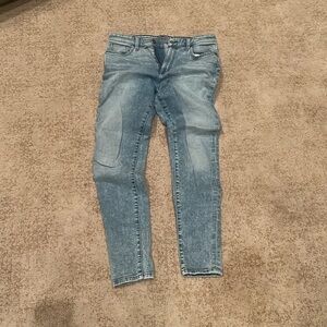 Washed high wasted joes jeans